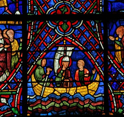 St. Apollinaire: In a Boat by French School