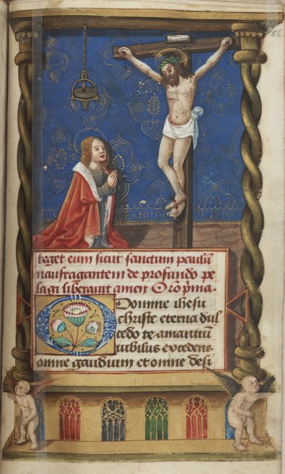 St. Bridget Before the Cross by French School