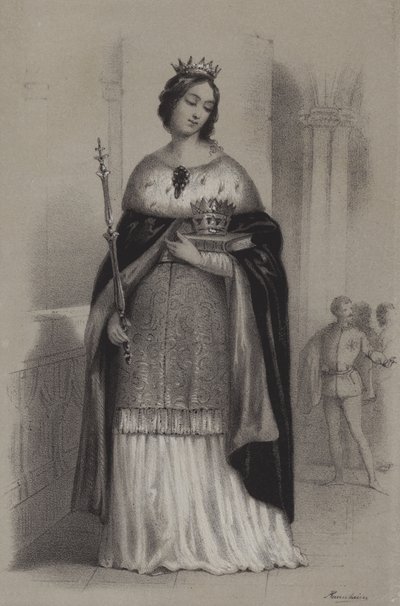 Saint Elizabeth of Hungary by French School