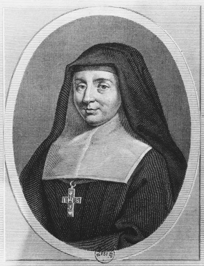 St Jane Frances de Chantal by French School