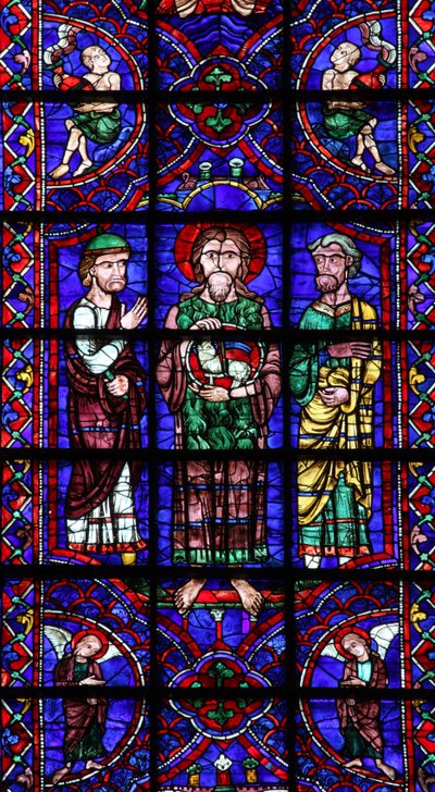 St John the Baptist with Agnus Dei by French School