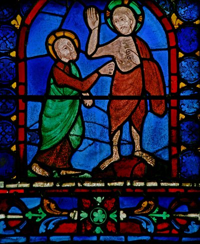 St Thomas with Christ by French School