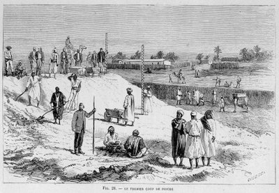 Suez Canal: the first pick by French School