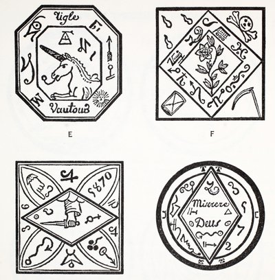 Talismans Typically Used with Incantations by French School