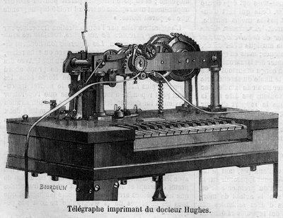 Telegraph of Dr. Hugues. by French School