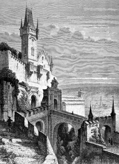 The Castle of Coburg, Bavaria by French School