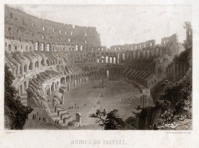 The Colosseum in Rome by French School