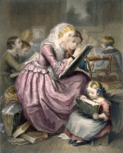 The Drawing School, c.1835 by French School