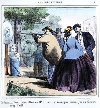 The Fair at St. Cloud by French School