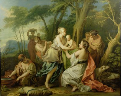 The Finding of Oedipus by French School