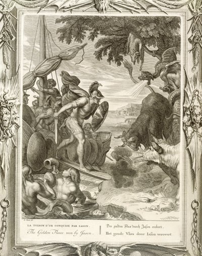 The Golden Fleece Won by Jason by French School