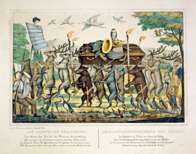 The Hunters Procession, c.1850 by French School