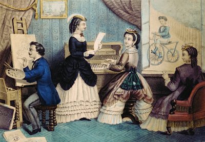 The Improving Arts, 1867 by French School