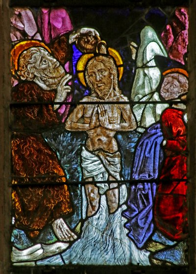 The Jordan Baptism by French School