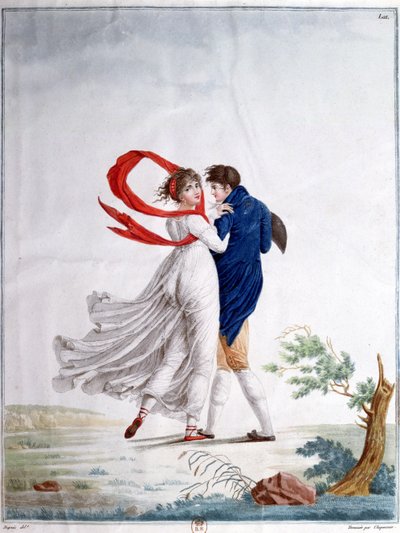 The Morning Walk, c.1800 by French School