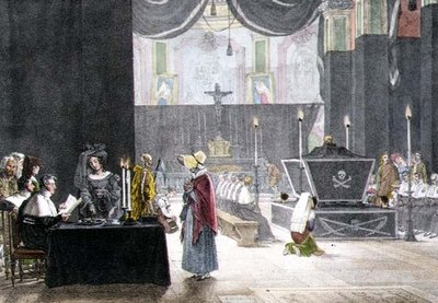 The Octave, engraved by Villain by French School
