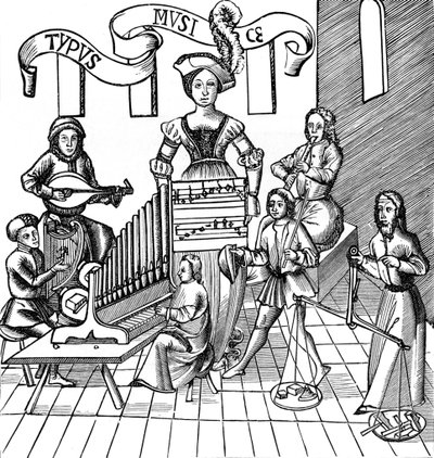 The Personification of Music by French School