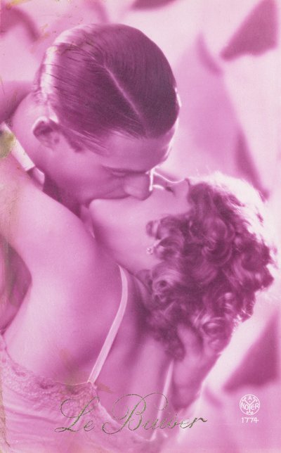 The Pink Kiss, c.1930 by French School
