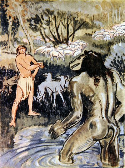 The Prince and the Dragon by French School