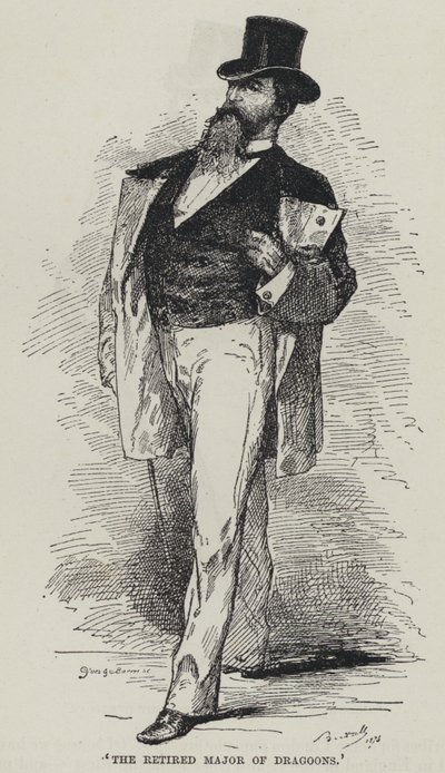 The Retired Major of Dragoons by French School