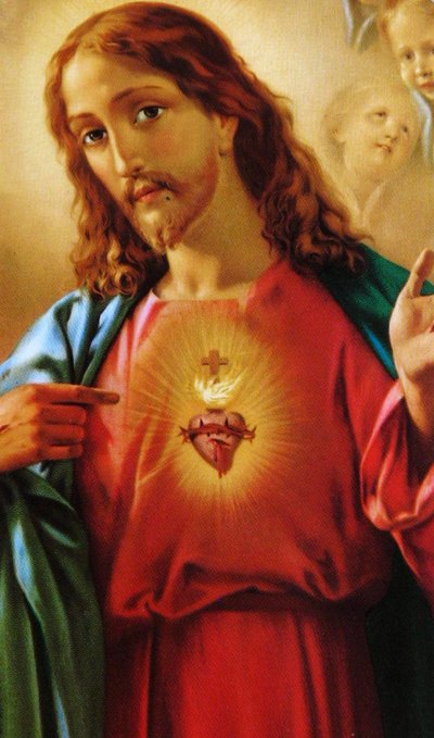 The Sacred Heart of Jesus, 19th Century by French School