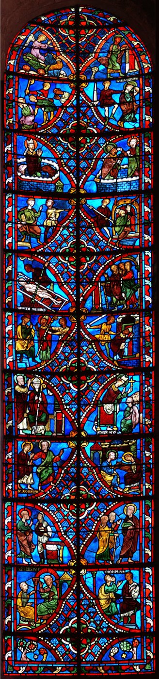 The St Denys window by French School