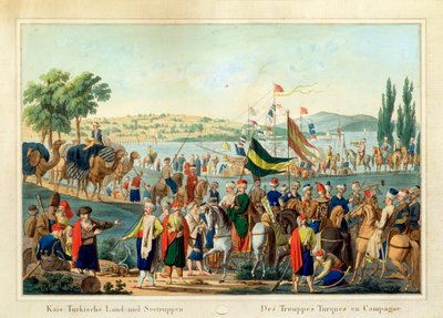 The Turkish Troops on Campaign by French School
