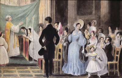 The Wedding Ceremony, c.1830 by French School