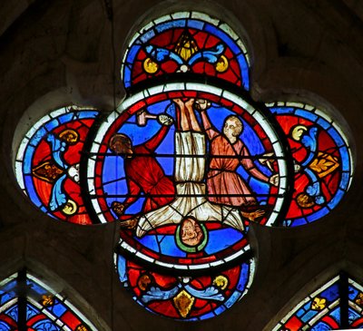 The Crucifixion of St Peter by French School