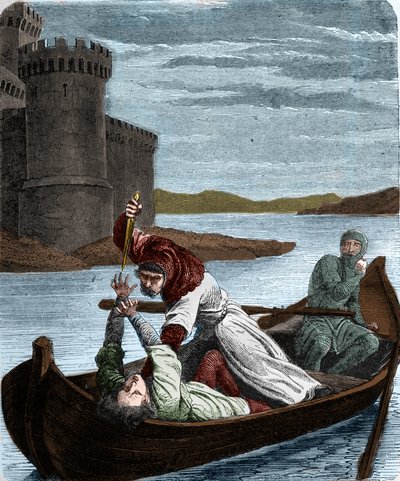 The death of Prince Arthur by French School
