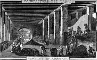Tobacco Manufacture, Paris by French School