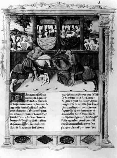 Tournaments of the Shepherds Fountain by French School
