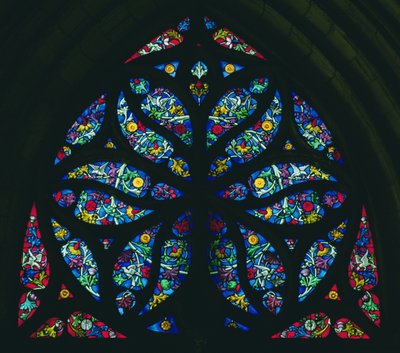 Tympanum Rose by French School