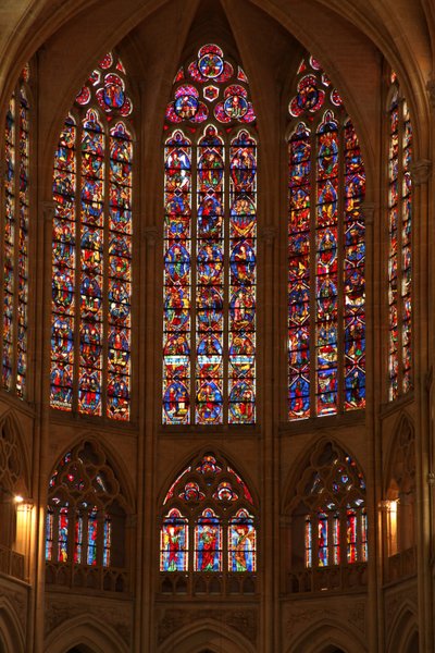 View depicting a view of the choir by French School