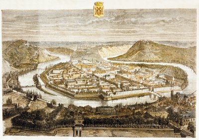 View of Besancon, France by French School