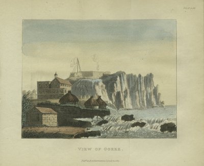 View of Goree, 1821 by French School