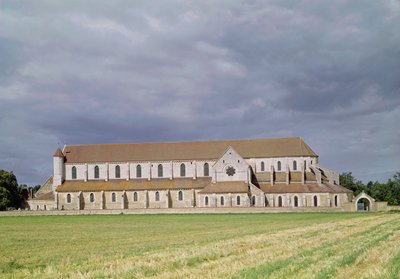 View of the Cistercian Abbey, built 1140-60 by French School
