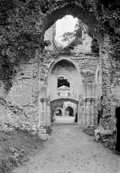 View of the church by French School