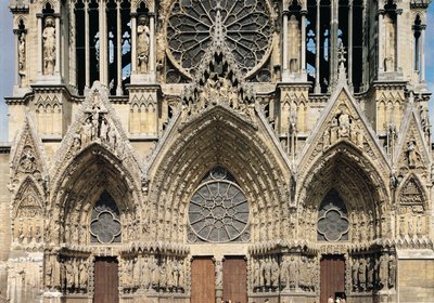 View of the Facade by French School