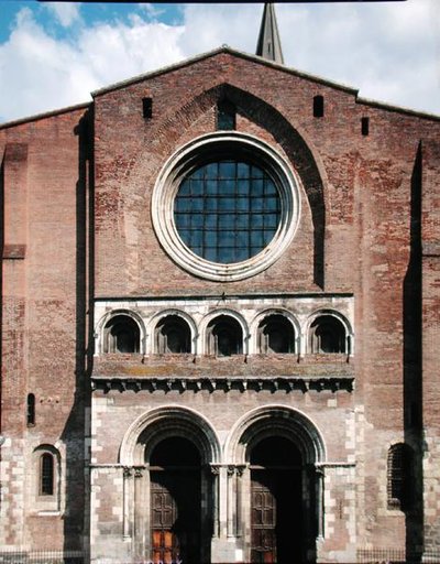 View of the West Facade by French School