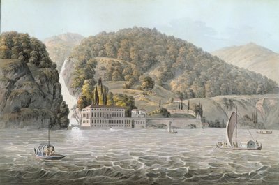 Villa Pliniana, Lake Como, 1803 by French School