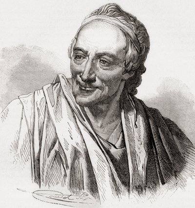 Voltaire, from Histoire de France, published c.1880 by French School