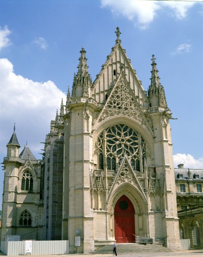 West facade of the chapel by French School