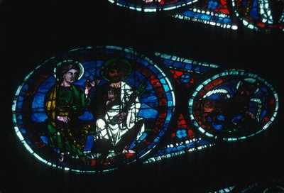 West Rose Window by French School