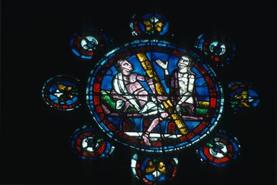 West Rose Window by French School