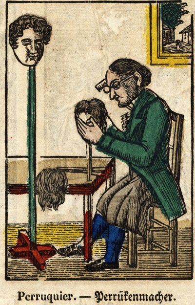 Wig; Series on trades by French School