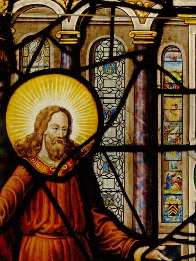 Window Charnier-10 Depicting Christ and the Host by French School