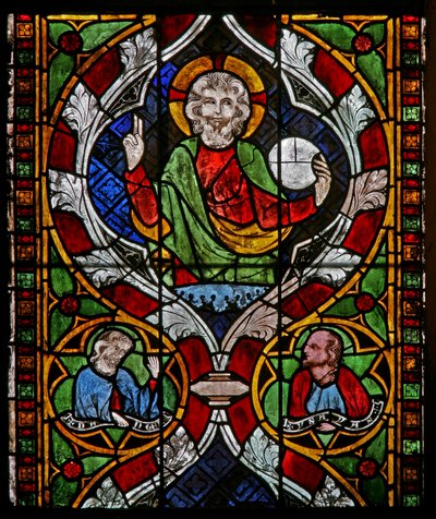 Window N-chapA depicting Christ by French School
