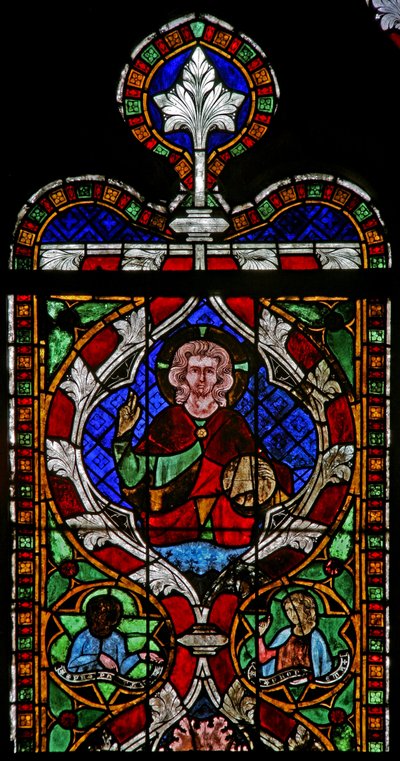 Window N-chapA depicting Christ by French School