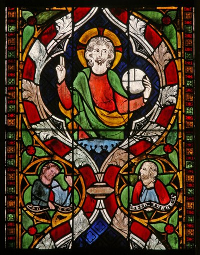 Window N-chapA depicting Christ by French School